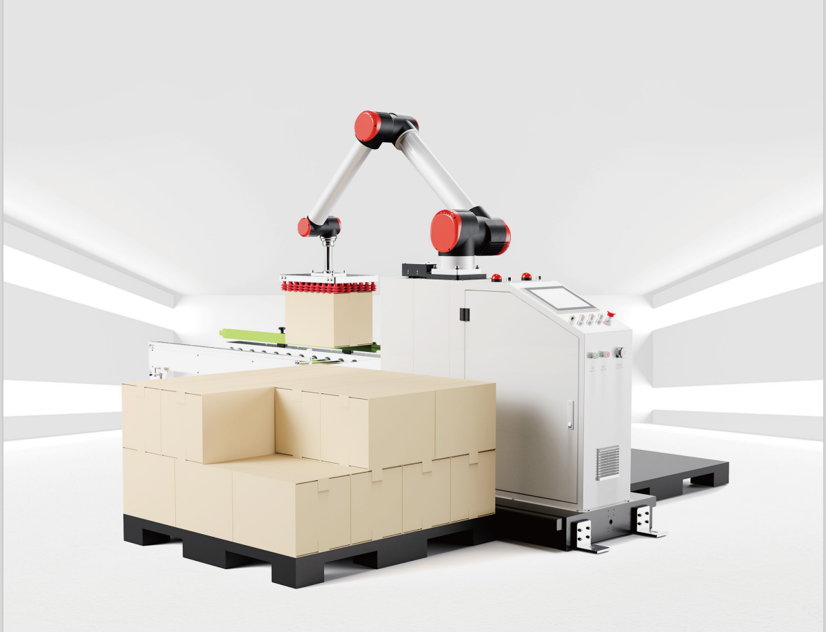 Sistem Palletisasi Robot Palletizer Otomatis